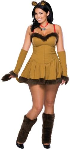 Cowardly Lioness Costume - Plus Size - Dress Size 16-20