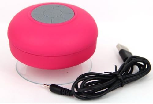 Oisound waterproof bluetooth wireless shower speaker & speakerphone for iphone,ipad,atv, baths, swimming pools, boats,jeep (ROSE)