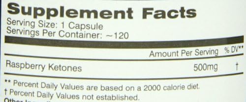 Anabolic Innovations Raspberry Ketones 500 Mg, 120 Count