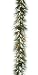 9' Pre-Lit Long Needle Pine Christmas Rope Garland With Pine Cones - Clear Light