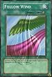 2002 Legend of Blue Eyes White Dragon Unlimited LOB-98 Follow Wind (SSP)