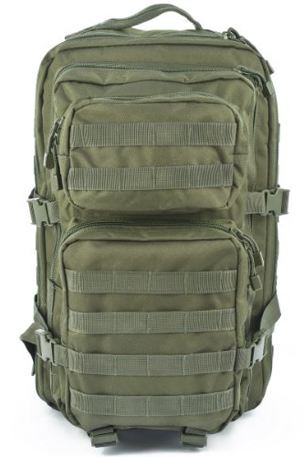 Camouflage Militaire Armée Sac à dos US assault pack 50L MOLLE Vert