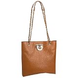 DKNY French Grain Leather Chain N/S Cross-Body