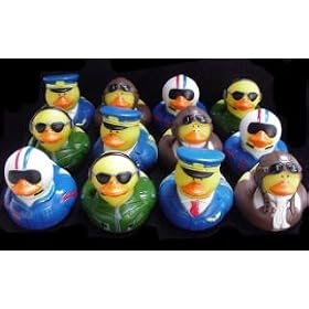 One Dozen (12) Pilot Rubber Duckys by