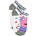 Peppa Pig Little Girls 6 pack Socks (4-6 Toddler, Ballet Pink No Show)