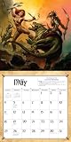 Fantasy Hero The Classic Art of Frank Frazetta 2009 Wall Calendar (Calendar)