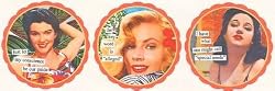 Conscience / Alleged / Special Needs Coaster Set by anne taintor