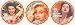 Conscience / Alleged / Special Needs Coaster Set by anne taintor
