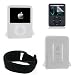Clear Silicone Skin Case for Apple iPod Video 5G 30GB, Adjustable Armband, Clear Screen Protectors, Exclusively at RoosBrews