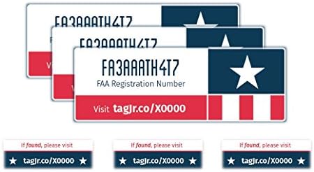 LIMITED EDITION: FAA Compliant Smart Drone Sticker, US Theme