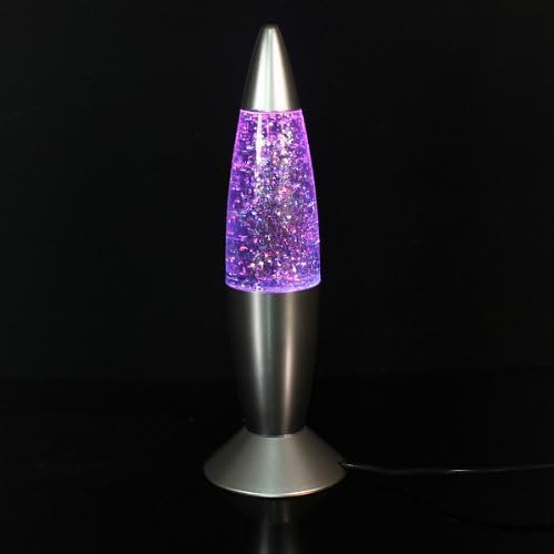 Multi-color Changing USB Rocket Lava Lamp LED Glitter Night Light Party Home Decoration Christmas Gift for PC Laptop