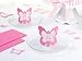 Set of 12 Butterfly Name Cards, Pink