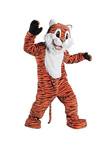 Rubie's Costume Tiger Mascot Costume, Orange, One Size