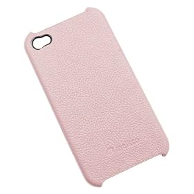 Melkco - Coque de protection pour iPhone 4 / 4S - fabriqu�e main - cuir v�ritable - rose