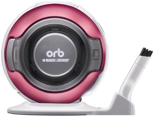 BLACK&DECKER orb(オーブ) 【CD1枚程のスペースに収まる】 充電式ハンディクリーナー パールマジェンタ ORB48PM