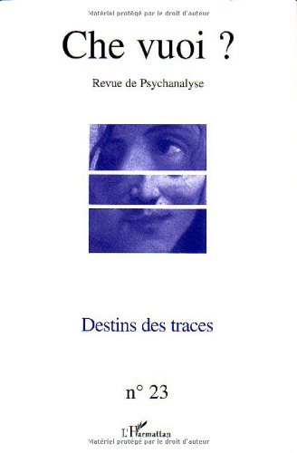 Che vuoi ?, N° 23, 2005 : Destins des traces