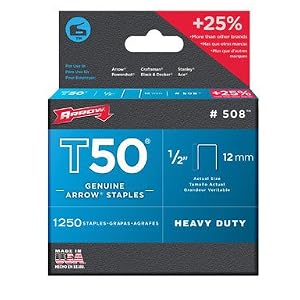 50012 T50 1 2 Staples1 250 pk .050 Wire (091-508) Category: Staple Guns by Arrow