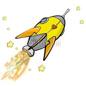 Wallmonkeys Peel and Stick Wall Decals - Rocket to Your Heart - Removable Graphic Wallmonkeys Peel and Stick Wall Decals - Rocket to Your Heart - Removable Graphic
