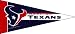 Football Pennants: NFL Mini Houston Texans Pennant