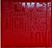 MBI by MCS Embossed Gloss Expressions 12-Inch by 12-Inch Top Load Scrapbook, Red, Embossed "Live, Laugh, Love"