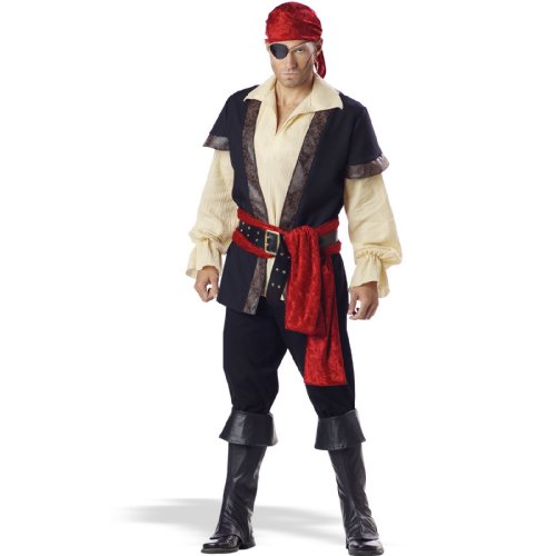 Pirate Costume - Large - Chest Size 42-44 On Sale