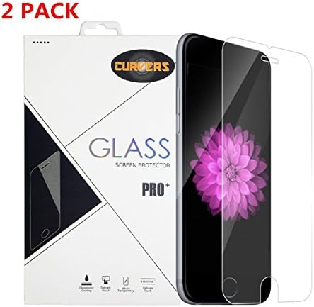 iPhone 6S Plus Tempered Glass Screen Protector, Apple iPhone 6S Plus (5.5 inch ONLY) Premium High Definition (HD) Clear Ballistic Glass Screen Protector, Protect Scratches And Drops (2 Pack)