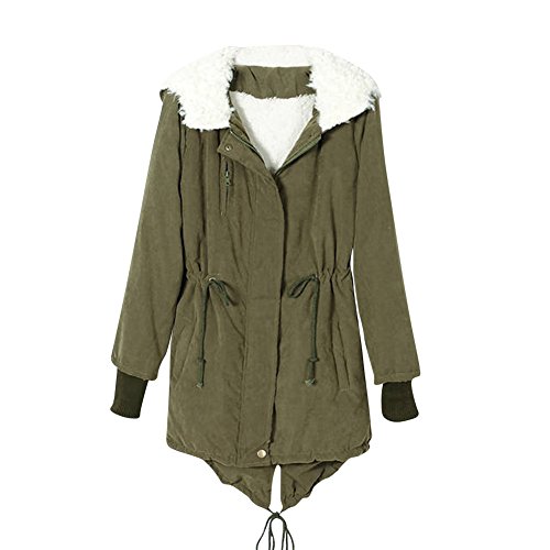 Leegoal Fashion Denim Trench Coat Hooded Outerwear Jean Jacket