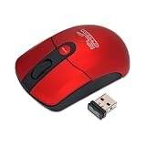 KlipX WlsOptMiniMouseRed 1600dpi 2.4Ghz USB rec