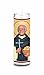 Bernie Sanders Celebrity Prayer Candle - Funny Saint Candle - 8 inch Glass Prayer Votive - 100% Handmade in USA - Novelty Celebrity Gift (Bernie Sanders)