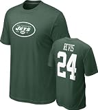 Darrelle Revis #24 Green Nike New York Jets Name & Number T-Shirt