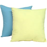 American Mills 34916.723 Sailcloth Pillow, 18 by 18-Inch, Set of 2