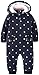 Carter's Baby Girls' Fleece Hooded Romper (Baby) - Mouse