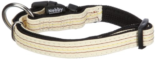 Nobby 78300-36 Halsband \"STITCH\" L: 26-40 cm, B: 15 mm, beige Preisvergleich