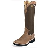 Mens Justin® 17 Dune Traction Snake Boots Tan Brown by Justin Boots