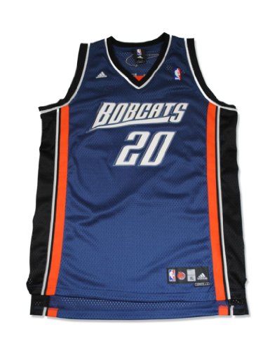 Adidas Mens FELTON #20 Charlotte Bobcats NBA Jersey Blue Sz XL