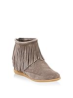 Lynn77 Botines cuña Nikita Fringes (Gris)