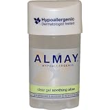 Hypoallergenic Clear Gel Soothing Aloe Deodorant by Almay, 2.25 Ounce