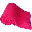 Microfibre Microplush Throw, Pink, 150 x 200 Cm