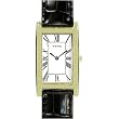 YEMA by Seiko of France Men's Gold-tone Watch with Black Leather Strap. Model: YM475