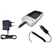 mr!tech Akku-Ladeger�t (220V + KFZ 12V/24V) f�r DS5370 Akkus f�r Rollei Compactline CL-102, CL-122, CL-202, CL-312, CL-320, CL-350, CL-360TS, CL-370TS, CL-390 SE, CL-412 / Rollei Flexline 100 inTOUCH, 140, 200, 202, 240, 250 / Rollei Powerflex 440, 450, 455, 460, 470 / Rollei RCP-7325XS, X-8 Sports, XS-8, XS-10 // Traveler IS 12, SW 12, Touch One, UW8, XS 4, XS 40, XS 400, XS 4000, Z14 / Traveler Super Slim X8, XS 8, XS 10, XS 70, XS 80