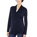 Liz Lange&reg; Maternity Shawl Neck Knit Top - Black