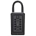 GE AccessPoint 001406 KeySafe 3-Key Portable Push-Button Key Box, Black