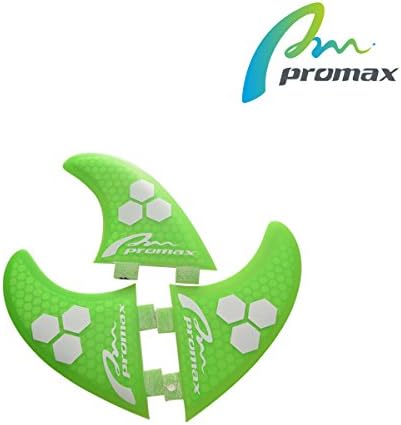 Prosurf Top Material Fiberglass Surf Fins/Surfboard Fins/FCS AM-2 Style Surf Fins with Green - Surfboard Fins for Sale 3pcs Set Shortboard Longboard