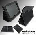【Mobile Gearz】ASUS Eee Pad Transformer TF101 10.1型ワイド用 フェイクレザーケース ブラック