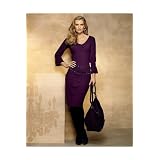 Spiegel Signature Silk Cashmere Knit Collection: V-Neck Dress