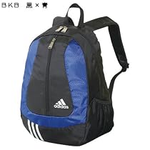 ＜アディダスバック＞adidas/アディダス ボール用デイパック　黒&times;青 ADP17BKB