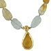 NAVA ZAHAVI- Aquamarine and Citrine Necklace