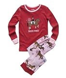 Hatley  Girls 7-16 Polo Pajama Set - Horse Jumper