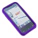 Purple Rubber Silicone Skin Cover Case for AT&T Samsung Eternity SGH-A867 Cell Phone