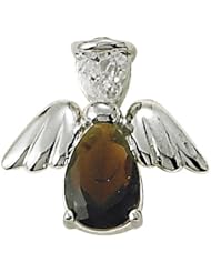 Sterling Silver January Garnet Birthstone Angel Wing Pin Birthstone Jewelry Birthstone Angel Wing Pins Gift Boxed